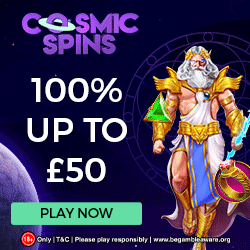 Cosmic Spins UK welcome offer