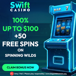 Swift Casino UK welcome offer