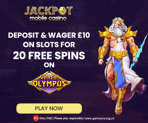 Jackpot Mobile Casino UK welcome offer