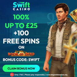 Swift Casino UK welcome offer